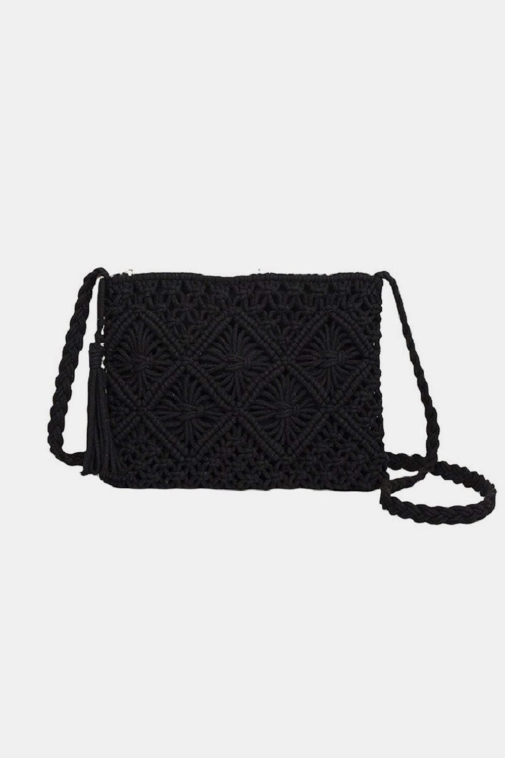 Zenana Woven Braided Strap Shoulder Bag