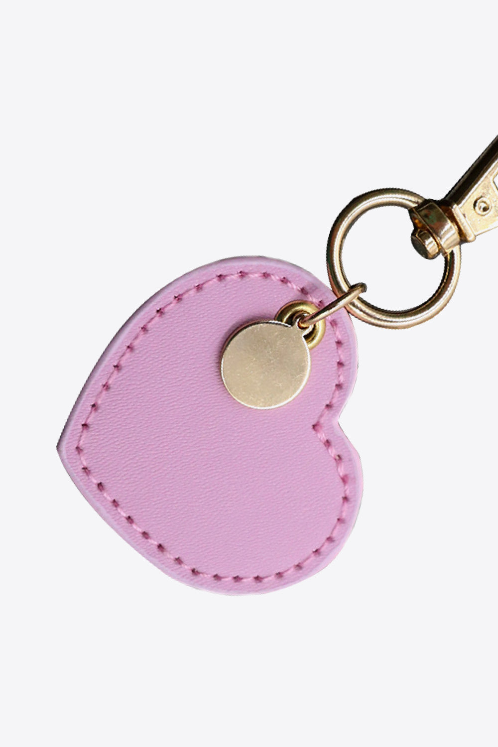 Assorted 4-Pack Heart Leather Keychain