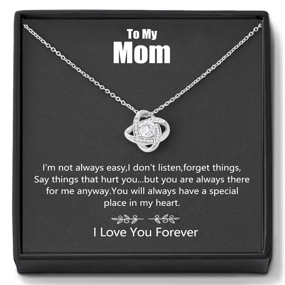 Mother's Day Gift Neckless LED Rose Box