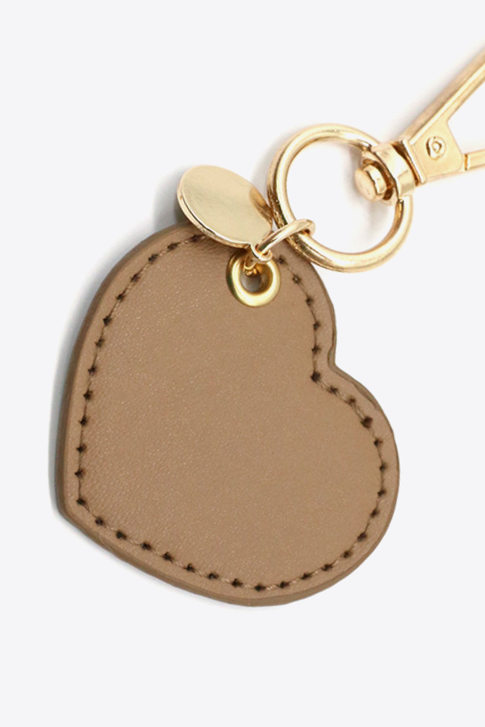 Assorted 4-Pack Heart Leather Keychain