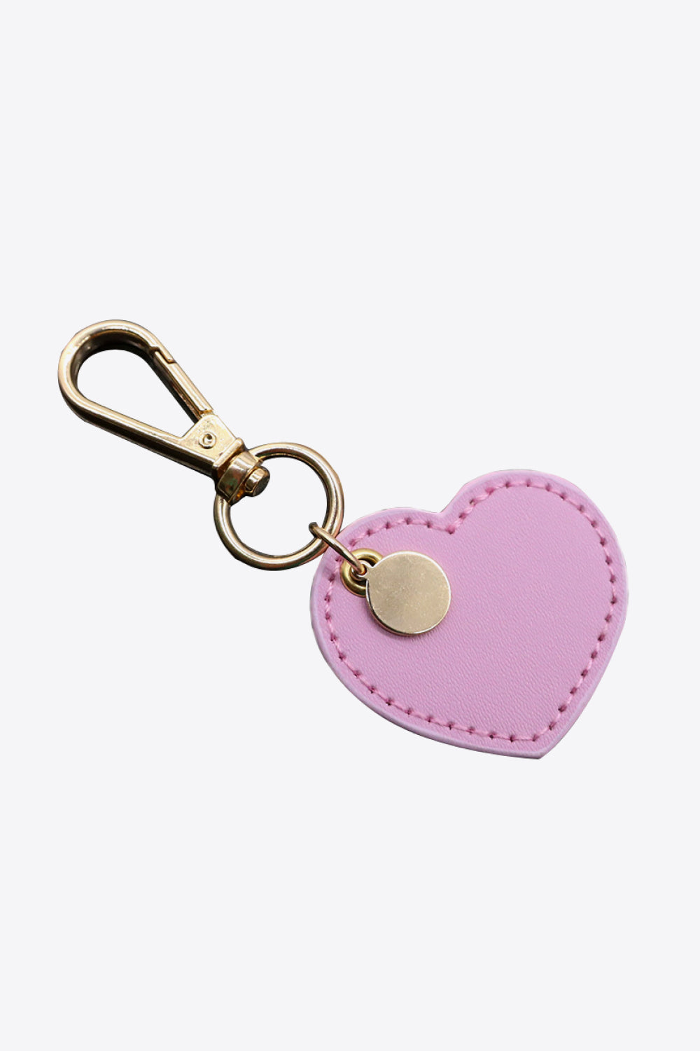 Assorted 4-Pack Heart Leather Keychain