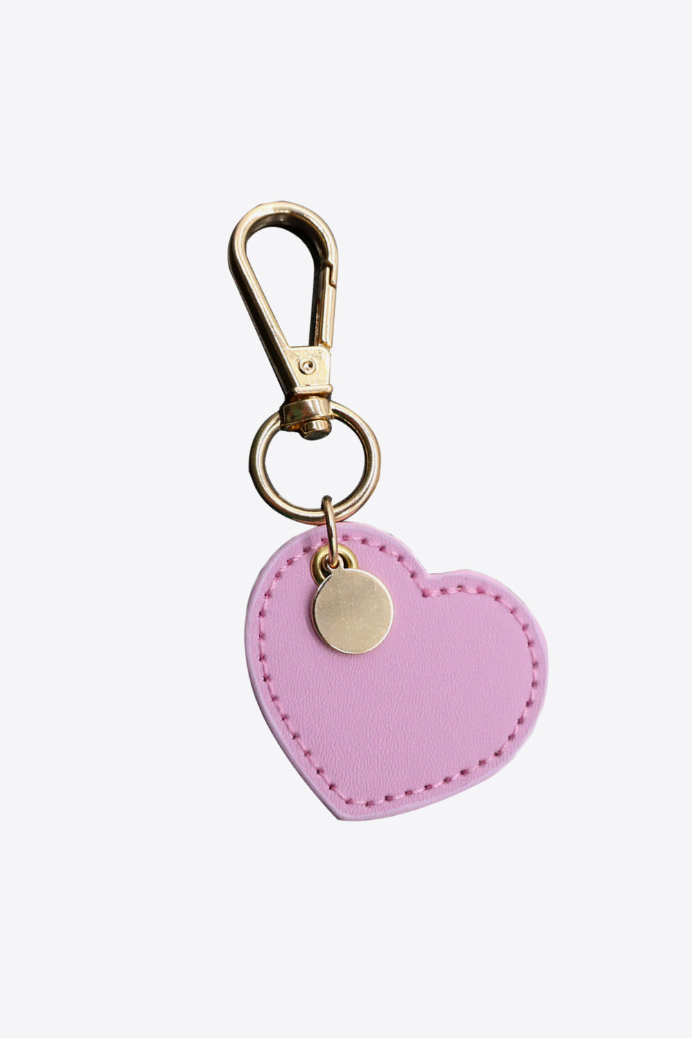 Assorted 4-Pack Heart Leather Keychain