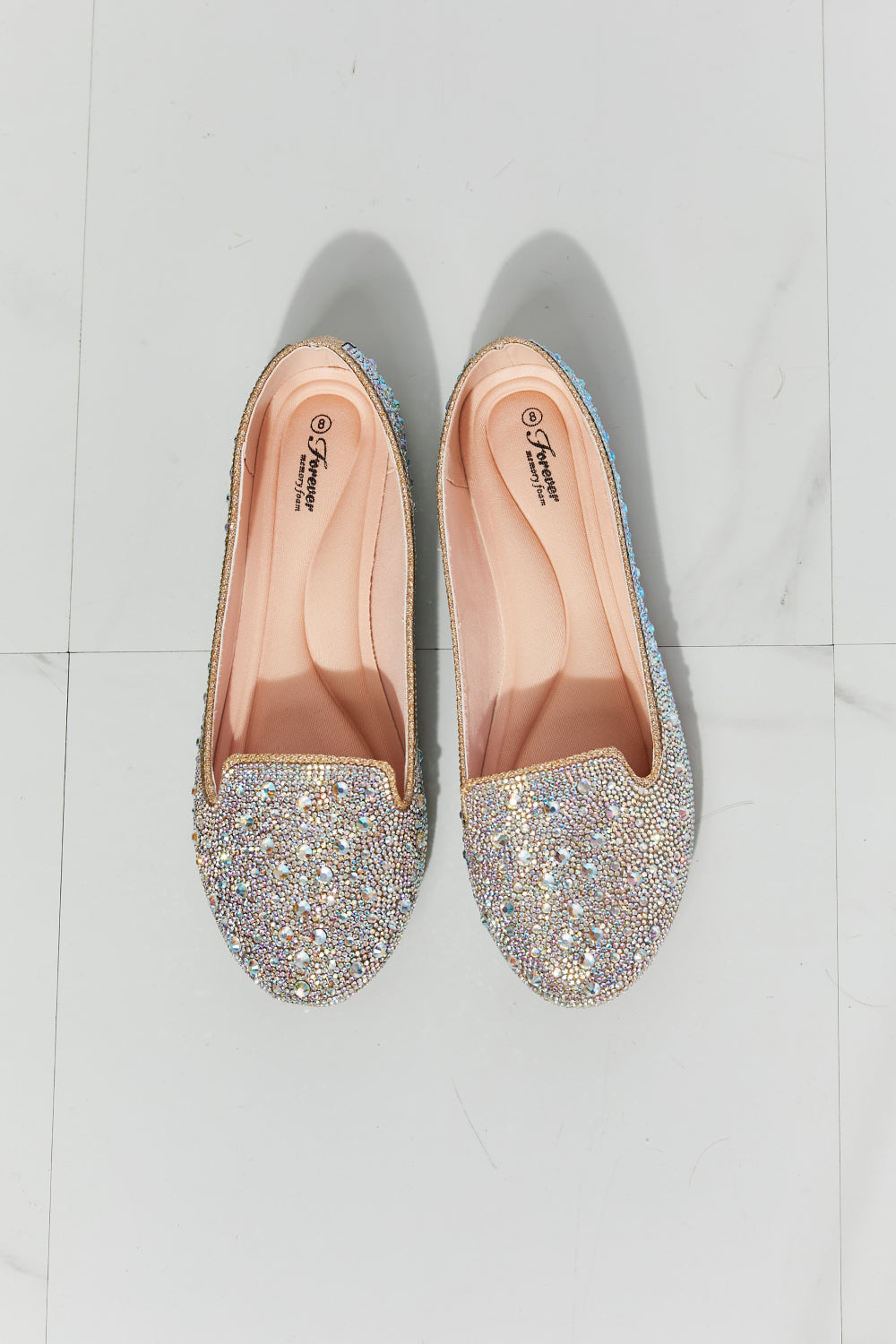 Forever Shine On Rhinestone Flat