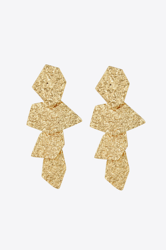 18K Gold-Plated Abstract Earrings